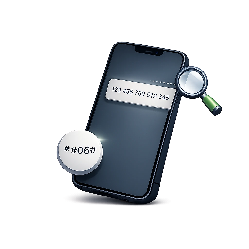IMEI Nummer herausfinden – *#06# Tastenkombination